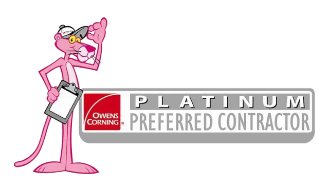 Owens Corning Platinum Preferred badge